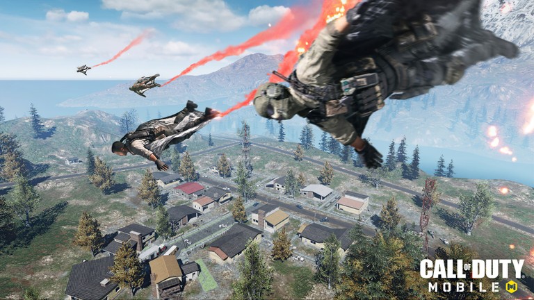 Download Epic Call of Duty Mobile Skydiving Wallpaper