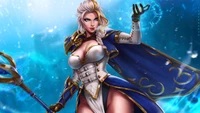 Épico fondo de pantalla de Jaina Proudmoore de World of Warcraft