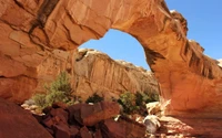 Éblouissante arche naturelle dans un canyon captivant