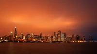 Download the Breathtaking Chicago Skyline Wallpaper