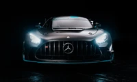 Mercedes AMG GT2 Pro : fond d'écran esthétique sombre en 5K